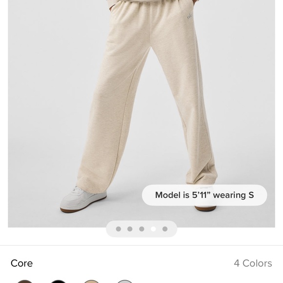 ALO Yoga Sweaters - ALO Yoga Cream Sweatpants